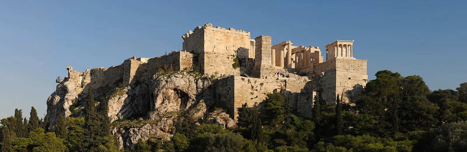The Acropolis of Athens rising above the city on a clear day