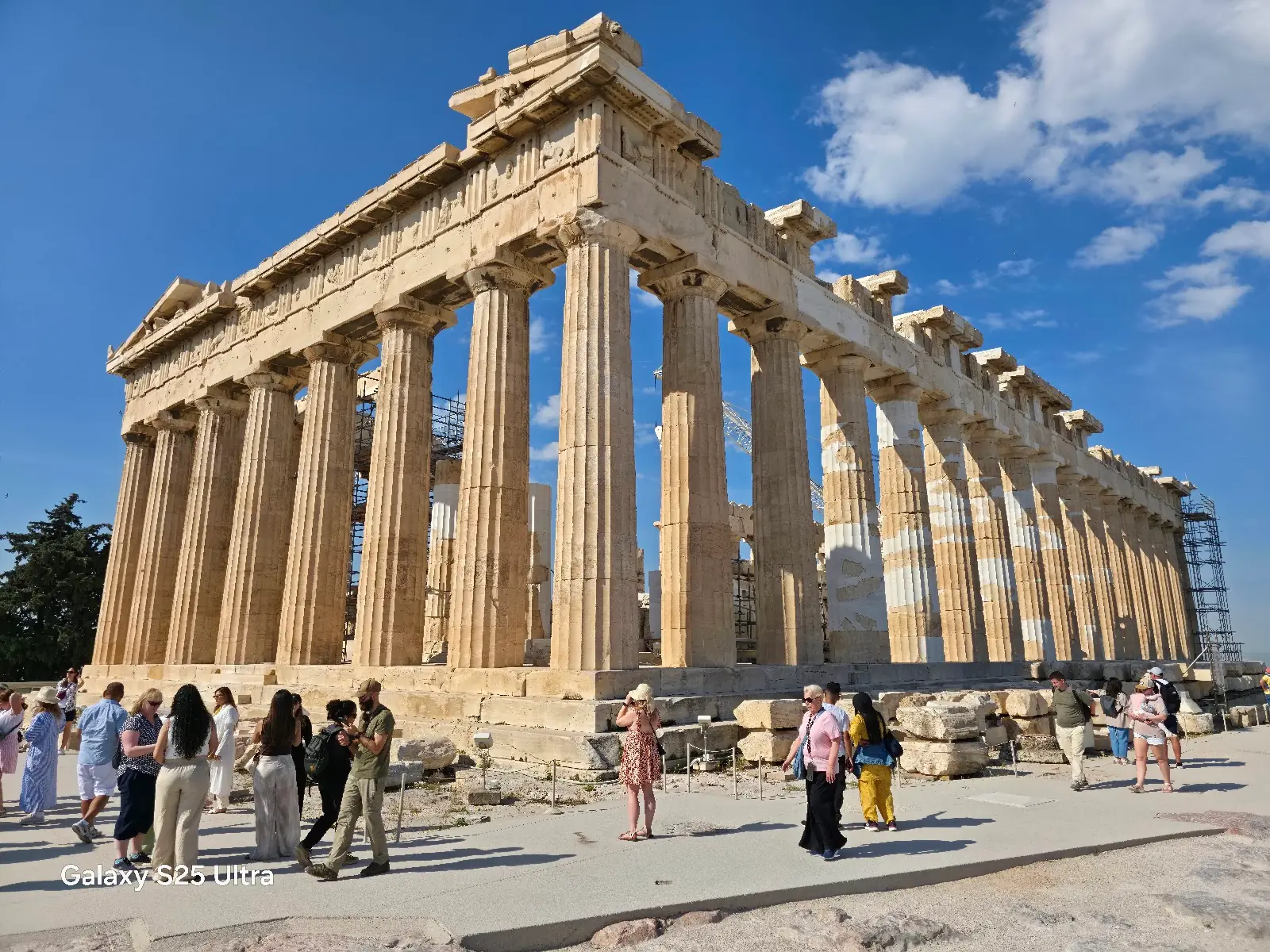 The Parthenon on the Acropolis of Athens, Greece, in early morning light