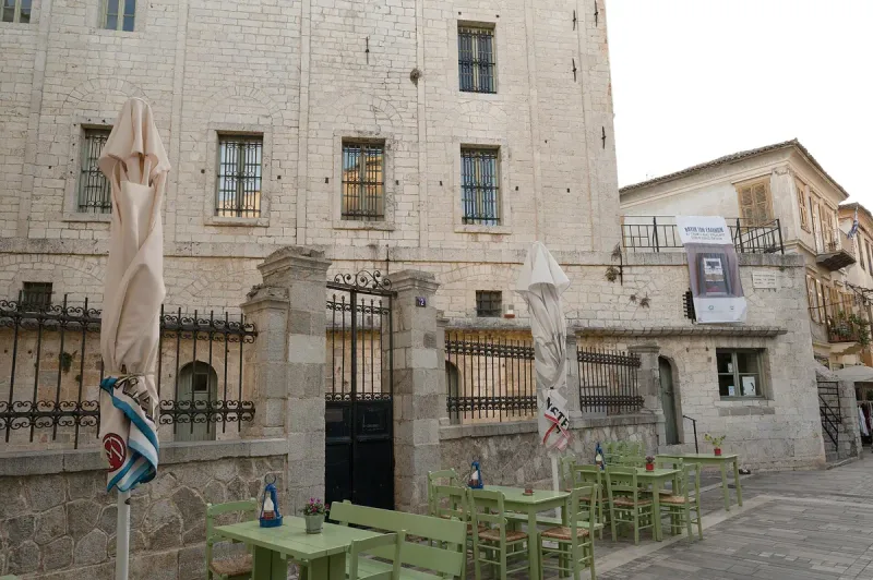 The Vouleftiko in Nafplio, the stone building where the first Greek parliament met